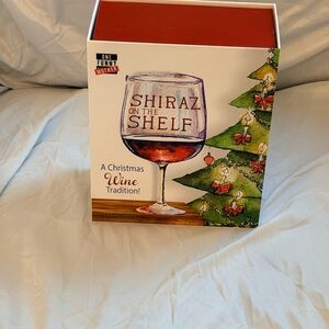 Shiraz On The Shelf Funny Christmas Tradition Wine Gift Box - Red, Green, White